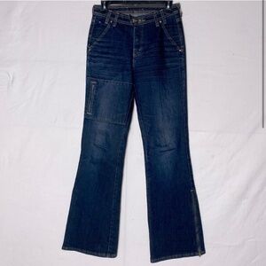 Vintage Tommy Hilfiger High Rise Zippy Flare Leg Jeans 6